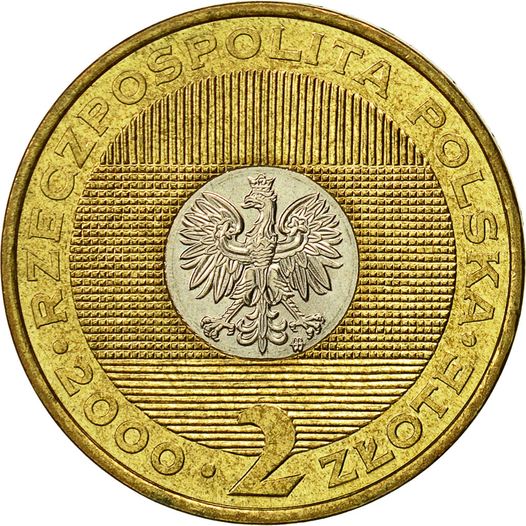 Monnaie, Pologne, 2 Zlote, 2000, Warsaw, SUP, Bi-Metallic, KM:374