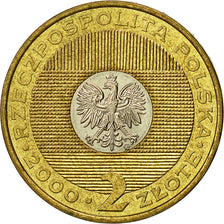 Monnaie, Pologne, 2 Zlote, 2000, Warsaw, SUP, Bi-Metallic, KM:374