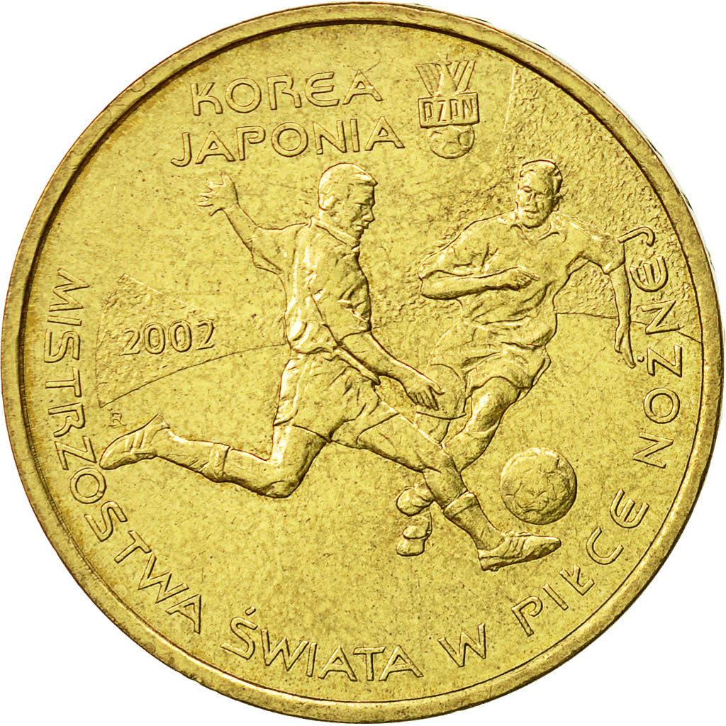 Coin, Poland, 2 Zlote, 2002, Warsaw, MS(60-62), Brass, KM:433