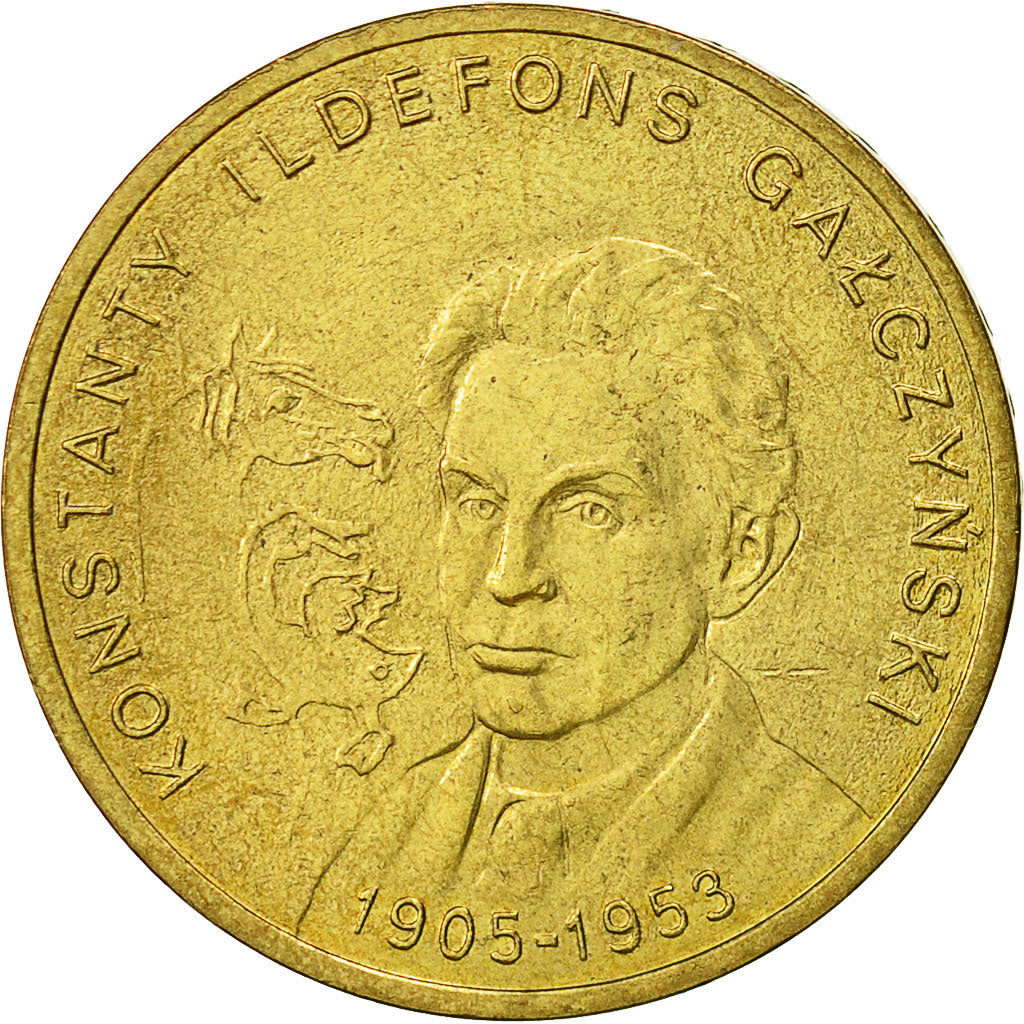 Coin, Poland, 2 Zlote, 2005, Warsaw, AU(55-58), Brass, KM:527