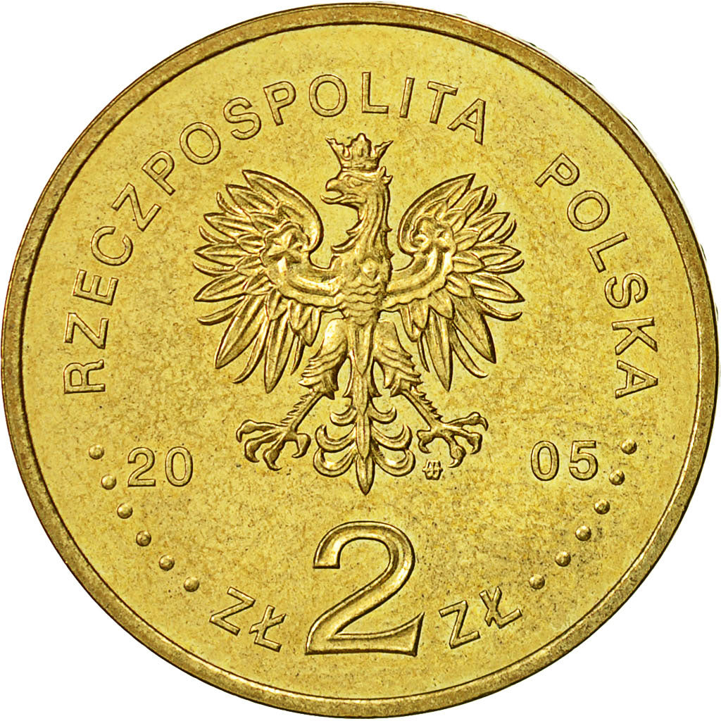 Monnaie, Pologne, 2 Zlote, 2005, Warsaw, SUP, Laiton, KM:558