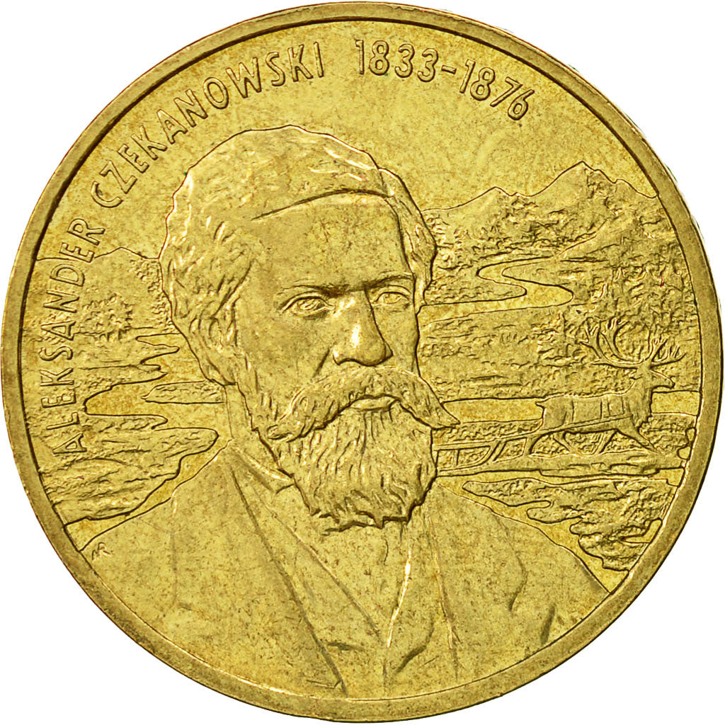 Coin, Poland, 2 Zlote, 2004, Warsaw, MS(60-62), Brass, KM:505