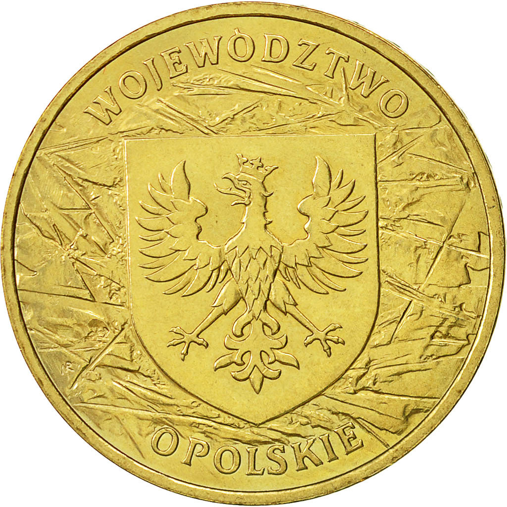 Coin, Poland, 2 Zlote, 2004, Warsaw, MS(63), Brass, KM:607