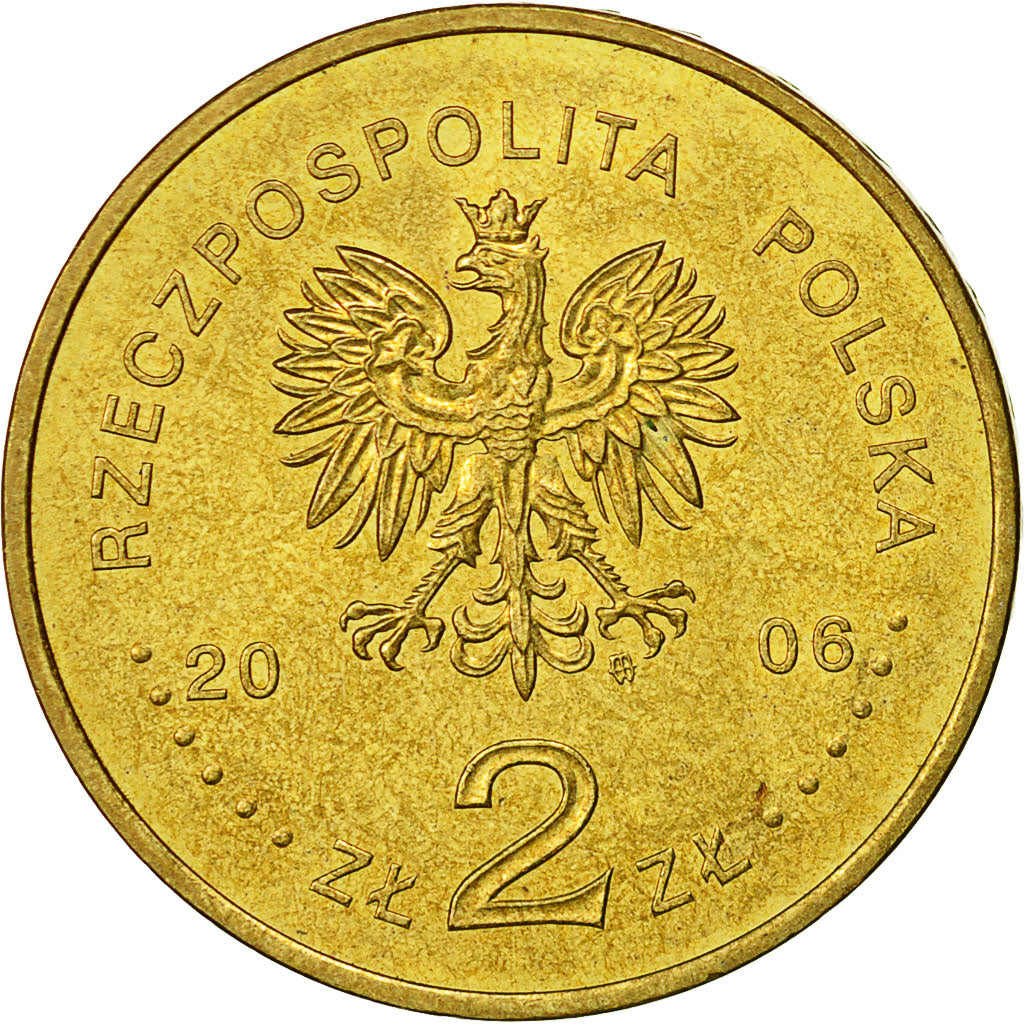 Monnaie, Pologne, 2 Zlote, 2006, Warsaw, SUP, Laiton, KM:609