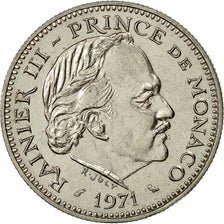 Monaco, Rainier III, 5 Francs, 1971, AU(55-58), Copper-nickel, KM:150