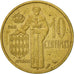 Moneta, Monaco, Rainier III, 10 Centimes, 1962, BB, Alluminio-bronzo, KM:142