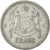 Coin, Monaco, Louis II, Franc, Undated (1943), Poissy, EF(40-45), Aluminum