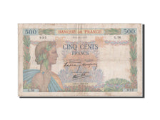 Francia, 500 Francs, 500 F 1940-1944 ''La Paix'', 1940, KM:95a, MB+, Fayette:...