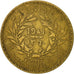 Coin, Tunisia, Anonymous, 2 Francs, 1941, Paris, EF(40-45), Aluminum-Bronze