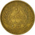 Moneta, Tunisia, Anonymous, 2 Francs, 1941, Paris, EF(40-45), Aluminium-Brąz