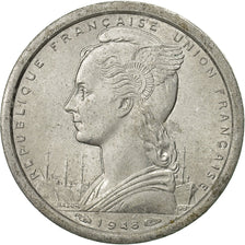 Coin, Cameroon, Franc, 1948, Paris, EF(40-45), Aluminum, KM:8