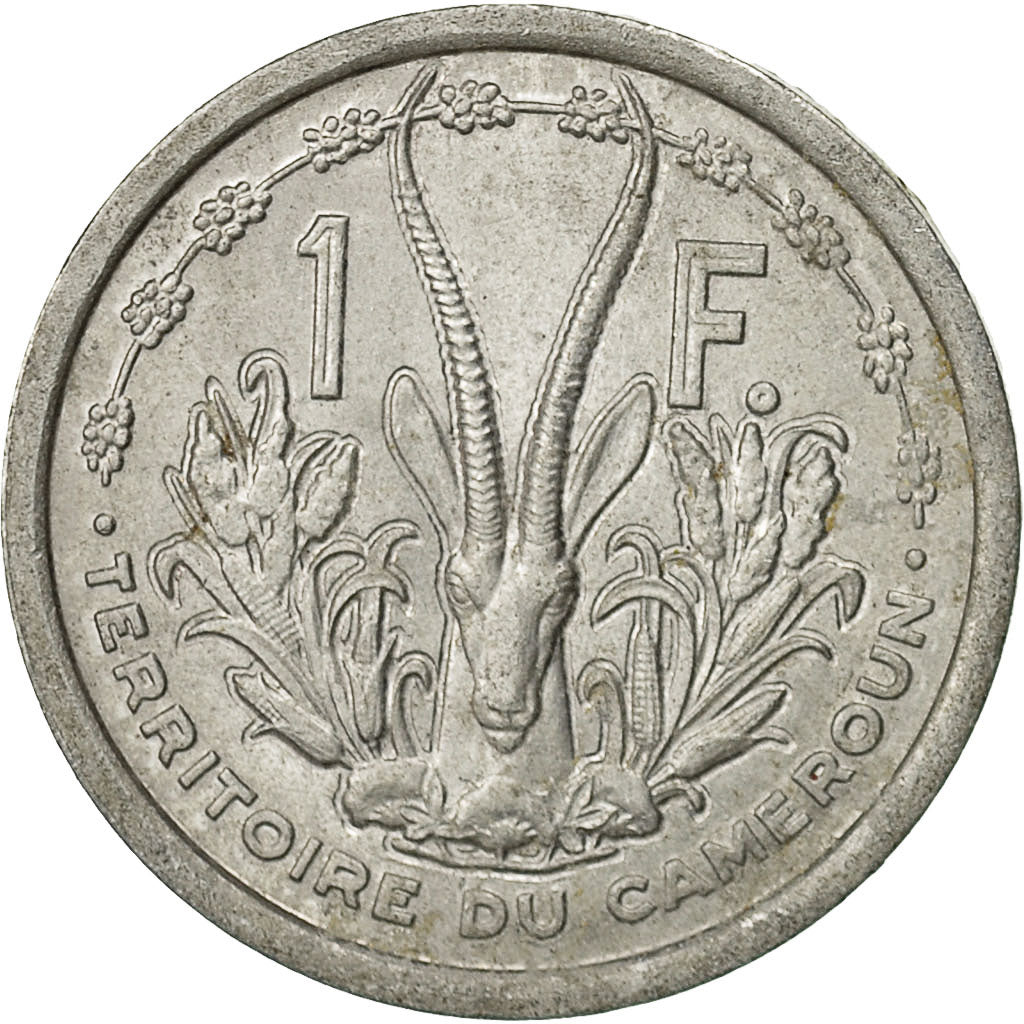 Coin, Cameroon, Franc, 1948, Paris, EF(40-45), Aluminum, KM:8