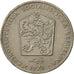 Coin, Czechoslovakia, 2 Koruny, 1975, EF(40-45), Copper-nickel, KM:75