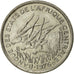 Monnaie, États de l'Afrique centrale, 50 Francs, 1976, Paris, SUP, Nickel