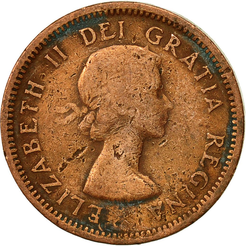 Coin, Canada, Elizabeth II, Cent, 1953, Royal Canadian Mint, Ottawa, EF(40-45)