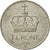 Moneda, Noruega, Olav V, Krone, 1974, MBC, Cobre - níquel, KM:419