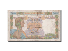 Billete, Francia, 500 Francs, 500 F 1940-1944 ''La Paix'', 1942, BC+