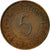 Monnaie, Mauritius, Elizabeth II, 5 Cents, 1971, TB+, Bronze, KM:34
