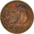 Coin, Denmark, Margrethe II, 50 Öre, 1992, Brondby, EF(40-45), Bronze, KM:866.2