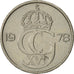 Münze, Schweden, Carl XVI Gustaf, 25 Öre, 1978, SS, Copper-nickel, KM:851