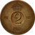 Coin, Sweden, Gustaf VI, 2 Öre, 1956, EF(40-45), Bronze, KM:821