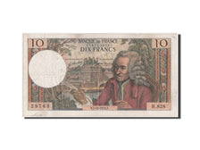Geldschein, Frankreich, 10 Francs, 10 F 1963-1973 ''Voltaire'', 1972, SS