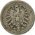 Moneda, ALEMANIA - IMPERIO, Wilhelm I, 10 Pfennig, 1874, Karlsruhe, BC+, Cobre -