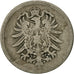 Coin, GERMANY - EMPIRE, Wilhelm I, 10 Pfennig, 1874, Karlsruhe, VF(20-25)