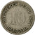 Coin, GERMANY - EMPIRE, Wilhelm I, 10 Pfennig, 1874, Karlsruhe, VF(20-25)