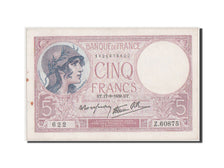 Billete, Francia, 5 Francs, 5 F 1917-1940 ''Violet'', 1939, MBC+, Fayette:4.6