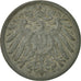 Moneda, ALEMANIA - IMPERIO, 10 Pfennig, 1919, Berlin, MBC, Cinc, KM:26