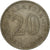 Munten, Maleisië, 20 Sen, 1968, Franklin Mint, ZF, Copper-nickel, KM:4
