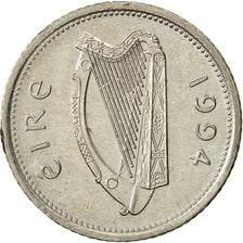 Münze, IRELAND REPUBLIC, 10 Pence, 1994, SS+, Copper-nickel, KM:29