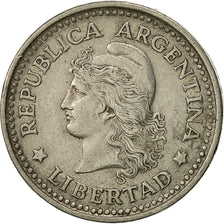 Moneta, Argentina, 20 Centavos, 1957, BB, Rame-nichel, KM:36