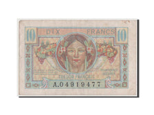 France, 10 Francs, 1947 French Treasury, 1947, KM #M7a, VF(30-35), A.04919477,..