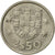Münze, Portugal, 2-1/2 Escudos, 1982, VZ, Copper-nickel, KM:590