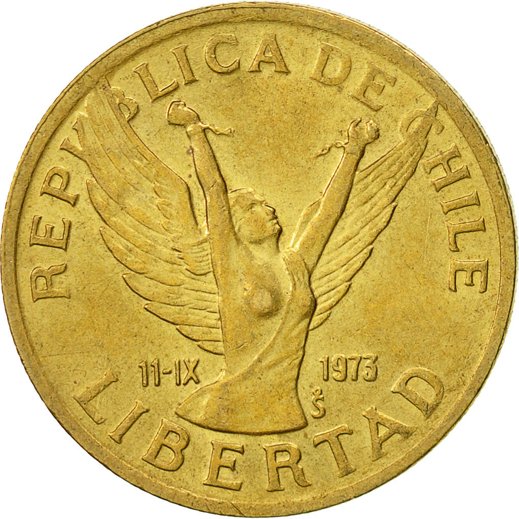 Cile, 10 Pesos, 1989, Santiago, SPL-, Alluminio-bronzo, KM:218.2