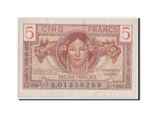 Banknot, Francja, 5 Francs, 1947 French Treasury, 1947, EF(40-45)
