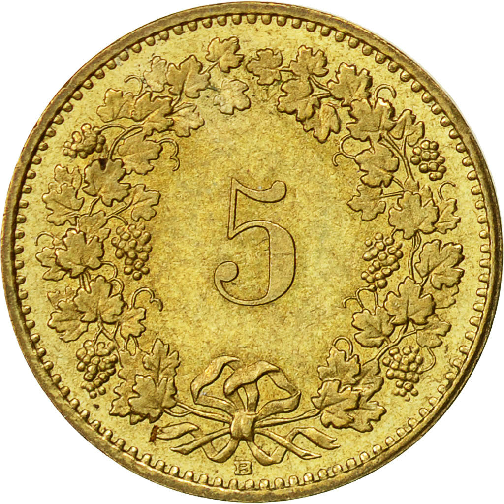 Monnaie, Suisse, 5 Rappen, 1989, Bern, SUP, Aluminum-Bronze, KM:26c