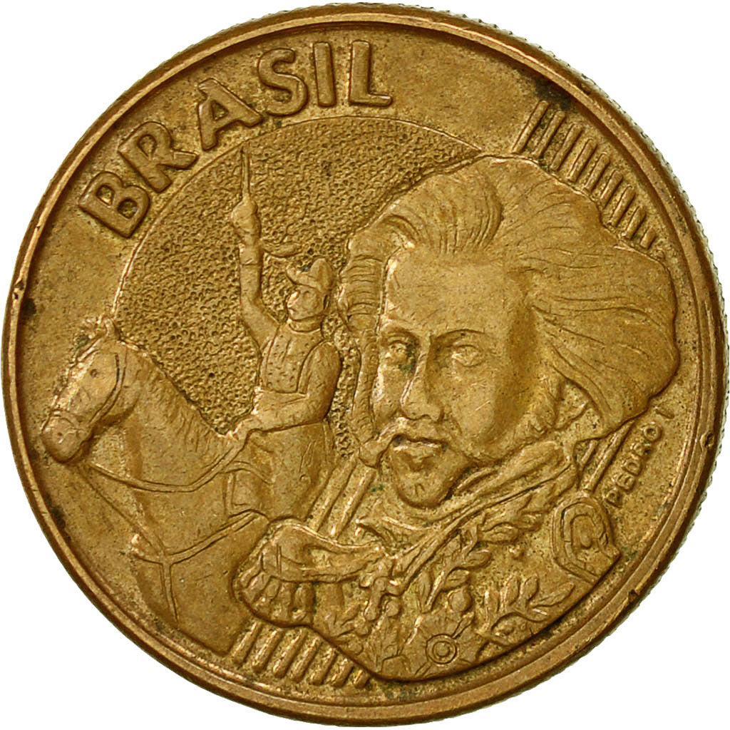 Coin, Brazil, 10 Centavos, 2006, EF(40-45), Bronze Plated Steel, KM:649.2