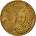 Coin, Brazil, 10 Centavos, 2006, EF(40-45), Bronze Plated Steel, KM:649.2