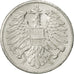 Coin, Austria, 2 Groschen, 1973, AU(50-53), Aluminum, KM:2876