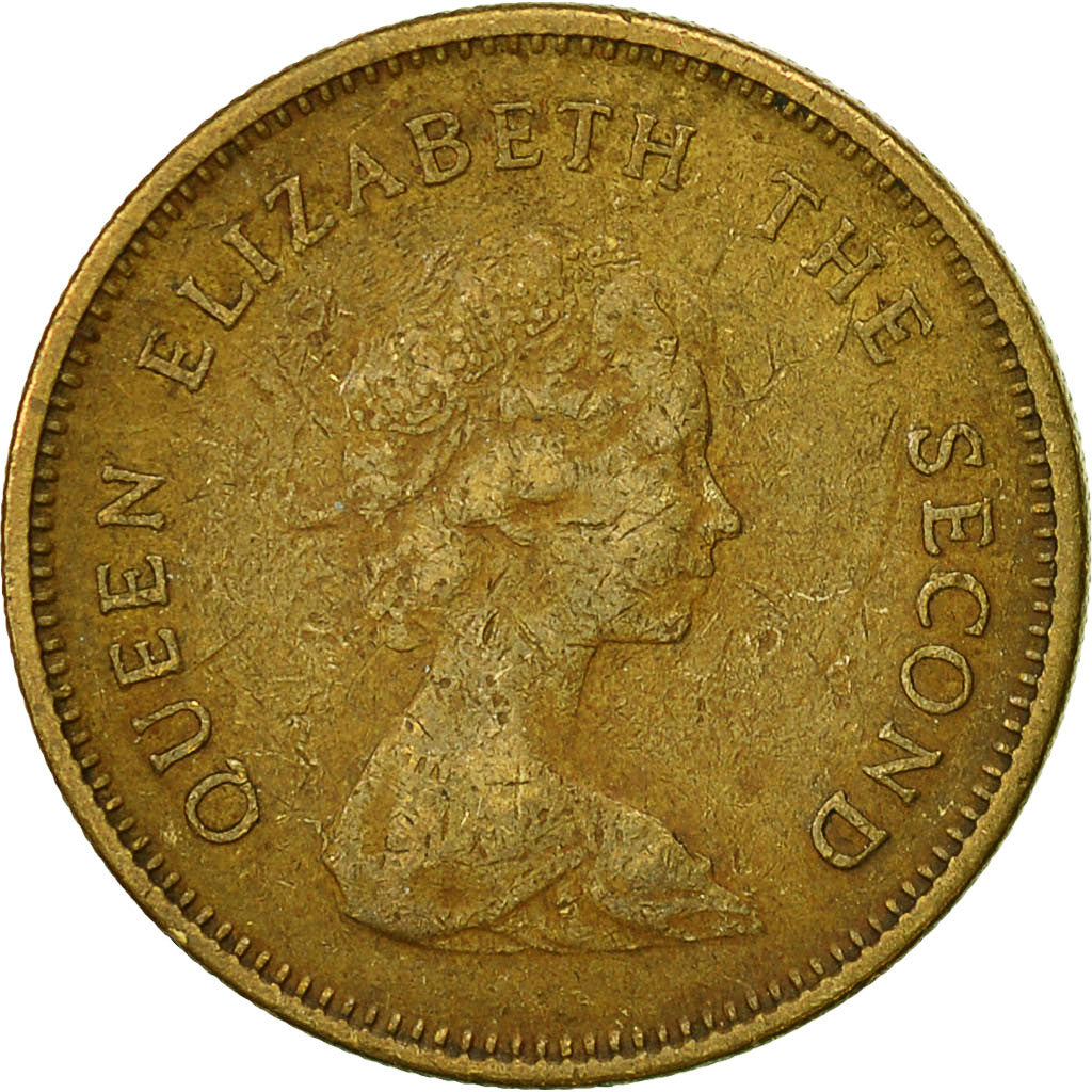 Coin, Hong Kong, Elizabeth II, 50 Cents, 1979, VF(30-35), Nickel-brass, KM:41