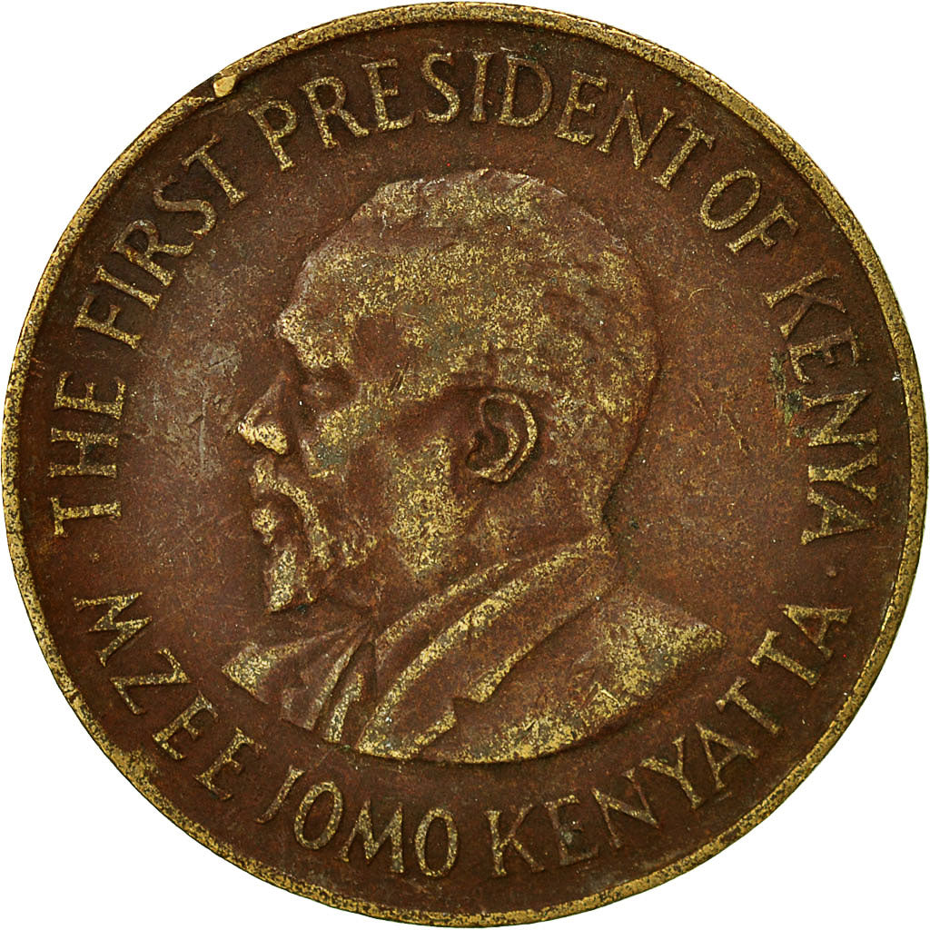 Coin, Kenya, 10 Cents, 1977, VF(30-35), Nickel-brass, KM:11