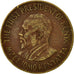 Moneta, Kenia, 10 Cents, 1977, VF(30-35), Mosiądz niklowy, KM:11