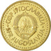 Moneta, Jugosławia, 5 Dinara, 1985, AU(50-53), Mosiądz niklowy, KM:88