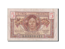 France, 5 Francs, 1947 French Treasury, 1947, KM #M6a, VF(20-25), A.03908421,...