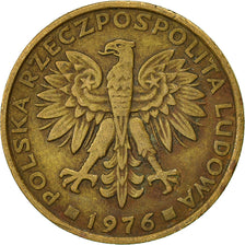 Coin, Poland, 2 Zlote, 1976, Warsaw, EF(40-45), Brass, KM:80.1