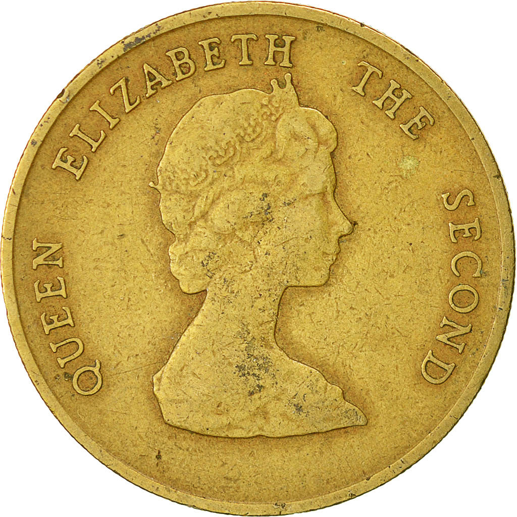 Coin, East Caribbean States, Elizabeth II, Dollar, 1981, VF(30-35)