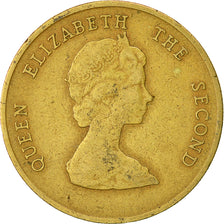 Münze, Osten Karibik Staaten, Elizabeth II, Dollar, 1981, S+, Aluminum-Bronze